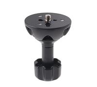 FOTGA Adaptateur universel de bol de 75 mm, demi-boule plate en aluminium avec support à vis 3/8"-16 pour trépied et tête fluide Manfrotto Weifeng Fancier