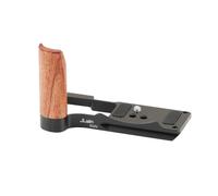 FOTGA Arca Swiss Poignée latérale fine en bois léger en forme de L pour appareil photo sans miroir Canon R50V, avec supports de 6,35 mm à 20, plaque de base pour trépied Arca Swiss