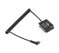 Fotga Batterie factice DMW-BLC12 entièrement décodée DMW-DCC8 avec câble spiralé adaptateur d'alimentation pour Panasonic Lumix DMC-G5, DMC-G6, DMC-G7, DMC-FZ300, DMC-FZ200, DMC-FZ1000,