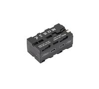 Fotga Batterie factice double face/double NP-F avec port USB Type-C femelle de NP-F550 F570 F960 NP-970 Batterie pour alimentation synchrone Atomos Ninja/Shinobi Caméra Moniteur Vidéo Transmetteur LED