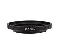Fotga C-EOSM Adaptateur pour objectif C Mount vers Canon EOS EF-M Mount M M2 M3 M5 M6 II M10 M50 M100 M200