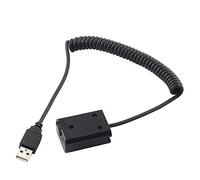 Fotga Câble Adaptateur d'alimentation pour connecteur USB vers Batterie factice décodée NP-FW50 pour Sony A7/7R/7S A7II A7RII A7SII A6300 A6400 A6500 DSC-RX10 II III IV Batterie Bank V Mount