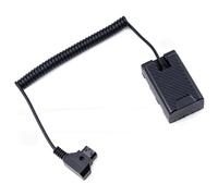 Fotga Câble d'alimentation spiralé D-Tap vers batterie factice décodée BP-U30 Remplace BP-U30/U60/U90 pour Sony PXW-Z200 HXR-NX800 PXW-Z380 pour caméscope Blackmagic Pyxis 6K/12K