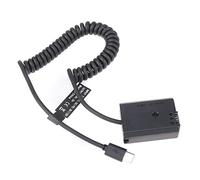 FOTGA Câble d'alimentation USB-C type C vers décodé NP-FW50 factice pour Sony A7 A7R A7S A7II A7RII A7SII A5100 A6000 A6100 A6300 A6400 A6500 NEX5 NEX7 DSC-RX10 II Caméra III IV