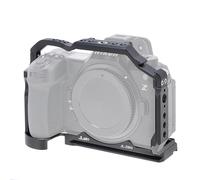 FOTGA Cage d'appareil photo pour appareil photo Nikon Z6III - En alliage d'aluminium - Avec rail NATO - Filetage 1/4" 3/8" - Plaque de dégagement rapide - Compatible avec tête de trépied Arca Swiss