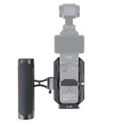 FOTGA Cage et pince OTAN Poignée latérale pour DJI Osmo Pocket 3 Accessoires Montage Cadre de protection en alliage d'aluminium avec poignée et vis 1/4"-20 et adaptateur de trépied Arca Base