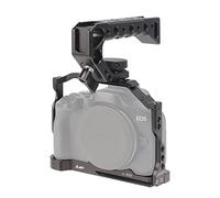 FOTGA Cage pour appareil photo et poignée supérieure - Kit de montage pour appareil photo Canon EOS R50 - Alliage d'aluminium - Avec rail OTAN et plaque de dégagement rapide pour Arca Swiss Standard
