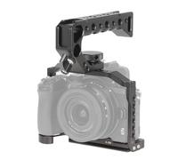FOTGA Cage pour appareil photo et poignée supérieure - Kit de montage pour appareil photo Nikon Z50 - En alliage d'aluminium - Avec plaque de dégagement rapide - Compatible avec la tête de trépied