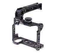FOTGA Cage pour appareil photo, fabrication de films vidéo, stabilisateur en alliage d'aluminium avec poignée supérieure et vis 1/4" 3/8" pour Nikon Z5/Z6/Z7/Z6II/Z7II
