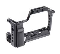 FOTGA Cage pour appareil photo - Stabilisateur en alliage d'aluminium avec sabot à chaussures froides et vis 1/4" 3/8" - Pour appareil photo sans miroir Canon EOS M50 Mark II/M50/M5