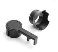 FOTGA Capuchon de l'objectif + Pare-Soleil Lens Hood Type de Fleur Rose Pétale pour DJI Phantom 3 Standard, Professional et Advanced - Noir