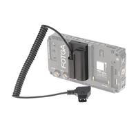 Fotga D-tap Câble d'alimentation vers batterie factice NP-F NP-F550 pour Sony NP-F550 F570 NP-970 Batterie Atomos Ninja/Shinobi Monitor Transmetteur vidéo LED Light Caméscope Caméra BMCC 6K