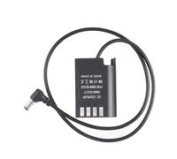 FOTGA DC mâle vers batterie factice DMW-BLK22/DMW-DCC17 décodée Dummy Batterie Coupleur DC Coupleur d'alimentation Câble adaptateur pour appareil photo Panasonic Lumix S5 DC-S5 DC-S5K S5GK G9 GH5M2