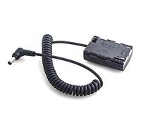 Fotga Decoded Dummy Battery LP-E6,DC Coupler for Canon EOS 5DII 5DIII 5DIV 6D 6DII 70D 7D 7DII DSLR Camera SmallHD Monitor