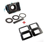 Fotga DP3000 M3 Pro DSLR Swing Away Matte Box + 4pcs Sun Shade Tables + 4pcs Donuts + Rotary Filter Tray Para toda la cámara Rig Con 15mm DSLR Rod Rails