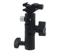 FOTGA E Forme Pivot Support de Flash Porte-Parapluie avec Griffe Universelle pour Le réflecteur Parapluie Flash
