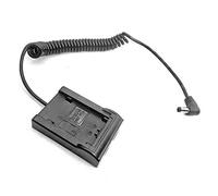 Fotga Extendable Power Cable Adapter for Sony NP-FZ100 Battery Mount Plate to DC 5.52.5mm DC5525 Connector for Camera Monitor LED Light