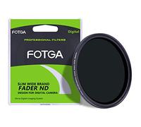 Fotga Filtre d'objectif à densité Neutre réglable 43 mm ND2 à ND4 ND8 ND16 ND32 ND64 ND400 pour Appareil Photo Reflex numérique sans Miroir