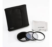 FOTGA Kit d'accessoires pour filtre d'objectif 58 mm avec filtre ND, CPL, filtre UV + support de filtre 3 en 1 + chiffon de nettoyage pour objectif Canon Nikon Sony Pentax Olympus Panasonic DSLR