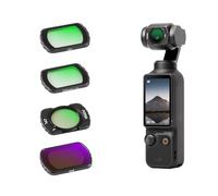 FOTGA Kit de filtres magnétiques CPL + ND8 + diffusion noire 1/4 + filtre d'objectif MC-UV pour DJI Osmo Pocket 3, verre optique HD, multi-revêtement