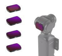 FOTGA Kit de filtres magnétiques ND8 + ND32 + ND64 + ND128 pour DJI Osmo Pocket 3, verre optique HD, multi-revêtement