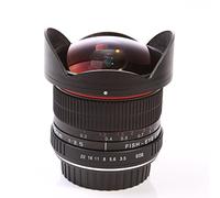 Fotga Objectif Fisheye Pro 8 mm 1:3,5 avec pare-soleil amovible pour Canon EOS 1D 700D 650D 600D 550D 500D 1100D 100D 100D 100D 7D 70D 60Da 60D T5i SL1 T3i T5 T3 T4i T2i T1. i XTi XT XS D30 50D 40D 30D 20D 20Da 10D Digital Rebel