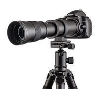 Fotga Objectif super téléobjectif 420-800 mm f/8.3-16 pour appareils photo Fujifilm Fuji X-A1 X-A10 X-A2 X-A3 X-AT X-M1 XM2 X-T1 X-T10 X-T2 X-T20 X-Pro1 X-Pro2 X-E1 X-E2 X-E2s