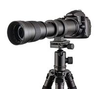 Fotga Objectif téléobjectif Manuel 420-800 mm f/8.3-16 + T2-NEX pour Sony E Mount A7 A7R A7S II III A5000 A6000 A6300 A6500 caméra