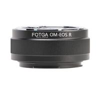 Fotga OM-EOSR Adaptateur d'objectif OM vers RF, adaptateur de mise au point manuelle en métal pour objectif Olympus OM Mount pour Canon EOS R RP R3 R5 R5C R6 R6II R7 R8 R10 R50 R100 appareil photo