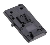 Fotga Plaque de batterie à montage en V avec sortie D-Tap de 14,4 V à 16,8 V pour caméscope reflex numérique sans miroir - Appareil photo - Moniteur de champ - Lumière LED DIY