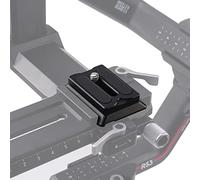FOTGA Plaque supérieure à dégagement rapide - Plaque de base pour DJI Ronin RS2 RSC2 RS 3 RS3 Pro RS 4 RS4 Pro - Stabilisateur de cardan compatible avec tête de trépied d'appareil photo Arca-Swiss