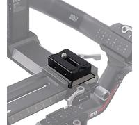 FOTGA Plaque supérieure épaisse à dégagement rapide - Plaque de base pour DJI Ronin RS2 RSC2 RS3 RS4 Pro - Stabilisateur de cardan compatible avec tête de trépied d'appareil photo Arca-Swiss (version