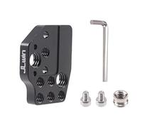 FOTGA Porte de plaque de montage EXTENSION avec chaussure froide et 1/4" 3/8" filetées pour DJI Ronin S/SC/RS2/RSC2/RS3 Pro et Mini Stabilisateur, moniteur, bras magique, microphone, vidéo LED LIGHT