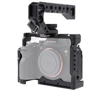 Fotga Support de cage en alliage d'aluminium + poignée supérieure pour Sony A7IV A7 Mark IV A7M4