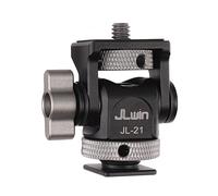 FOTGA Support de moniteur pour appareil photo, support de moniteur réglable avec sabot de 14, rotatif à 360° et support inclinable à 180°, pour moniteurs de 5 pouces et 7 pouces Caméra reflex