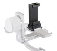 FOTGA Support de téléphone en métal avec plaque de base pour Arca-Swiss, compatible avec DJI RS 4 Mini RS3 RS4 Pro stabilisateur de cardan avec filetage de chaussure froide 1/4", 3/8" pour iPhone 17
