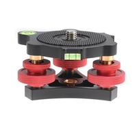 FOTGA trépied rotule de Base 1/4 "3/8" réglage Fin 3 Niveau d'eau réglable Esprit mesurée Niveau Mesure