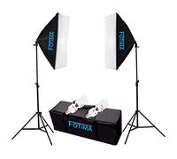 Fotima FTF-85 - Kit pour éclairage fluorescent de studio, 2 x 85 W