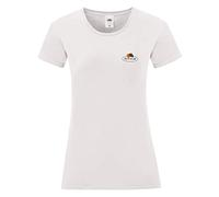 FOTL Vintage Ladies Tee (Sml Logo) - White - XS