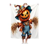 Fotmung Plaid Polaire 200x220 éPouvantail, Couverture Impression 3D Jeté de Canapé, Plaid Canapé Grande Taille, Couverture Polaire Flanelle Moelleuse pour Cadeau Femme R383