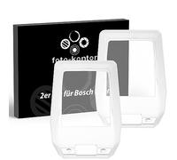 foto-kontor 2X Housse de Protection adaptée à l'unité de Commande de l'écran de l'e-Bike Compatible avec Bosch Nyon 2 Display (BUI350) Housse de l'écran TPU Contre l'eau et la saleté Transparent