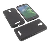 foto-kontor Coque Compatible avec Acer Liquid Zest Plus Housse pour Smartphone Étui en Caoutchouc TPU Noir