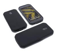 foto-kontor Coque Compatible avec Cat S42 Housse pour Smartphone Étui en Caoutchouc TPU Noir