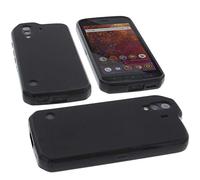 foto-kontor Coque Compatible avec Cat S61 Housse pour Smartphone Étui en Caoutchouc TPU Noir