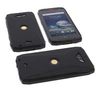 foto-kontor Coque Compatible avec CrossCall Action X3 Housse pour Smartphone Étui en Caoutchouc TPU Noir