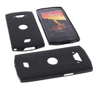 foto-kontor Coque Compatible avec CrossCall Core M4 Housse pour Smartphone Étui en Caoutchouc TPU Noir