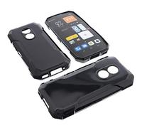 foto-kontor Coque Compatible avec Doogee S61 / S61 Pro Housse pour Smartphone Étui en Caoutchouc TPU Noir