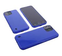 foto-kontor Coque Compatible avec Doro Aurora A30 Protection Bleu Pochette Caoutchouc TPU téléphone Smartphone Bumper