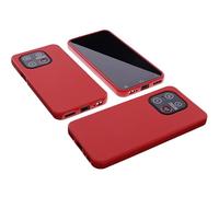 foto-kontor Coque Compatible avec Emporia Smart 7 Lite / 7 Mini / ME7 Protection Rouge Pochette Caoutchouc TPU téléphone Smartphone Bumper