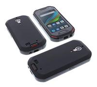foto-kontor Coque Compatible avec Unihertz Atom L Housse pour Smartphone Étui en Caoutchouc TPU Noir
